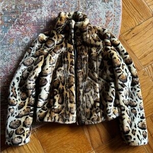 Vintage Cache Leopard print jacket